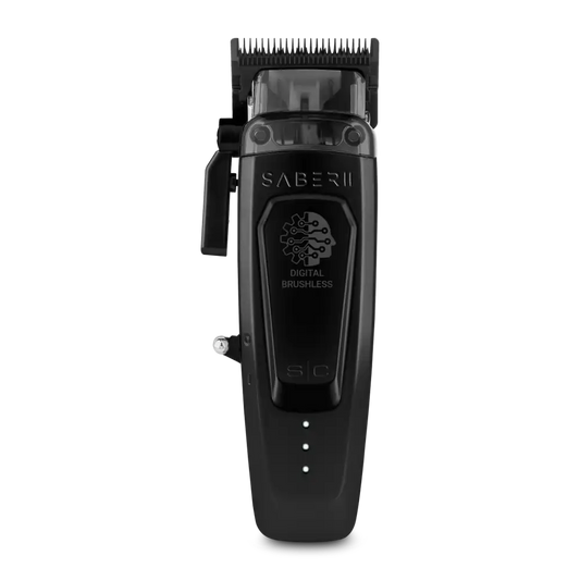 SABER 2 CLIPPER - PROFESSIONAL CORDLESS MODULAR HAIR CLIPPER WITH HIGH-TORQUE DIGITAL BRUSHLESS MOTOR IN BLACK